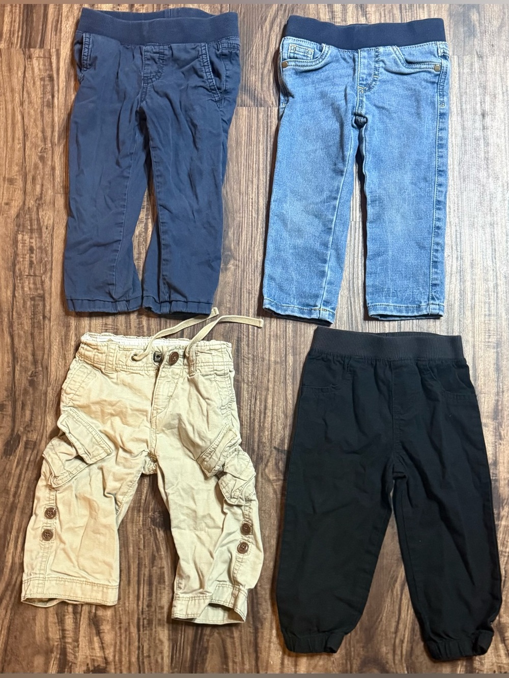 12-18 Months Baby Boy Pants Jogger, Blue Jeans, Khaki, Navy Dress Pants Infants